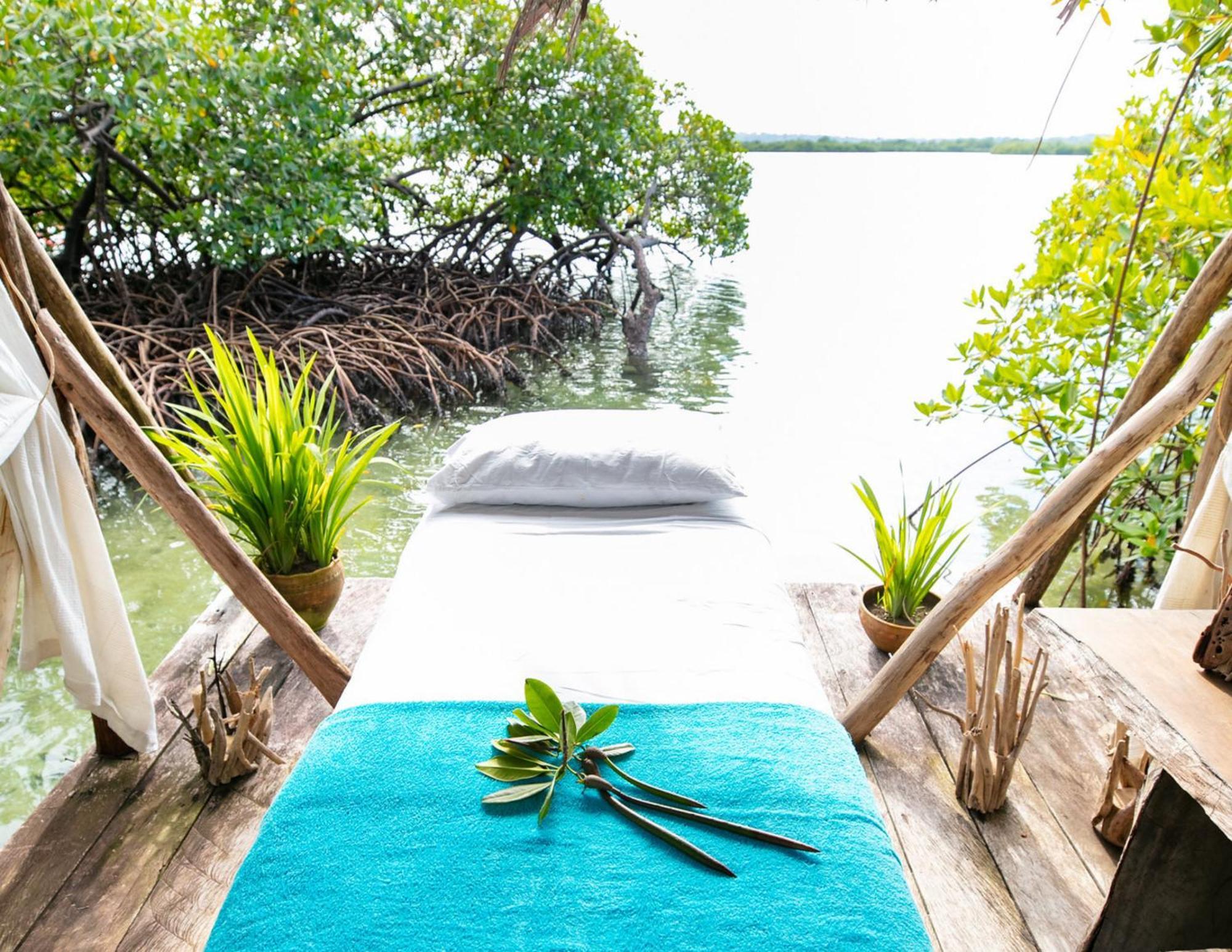 Urraca Monkey Island Eco Resort (Adults Only) Punta Laurel Eksteriør bilde
